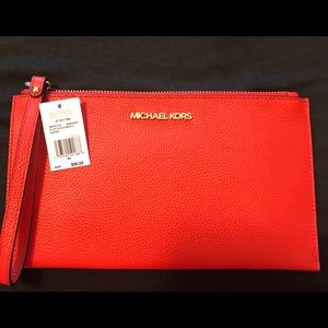 Brand NWT Authentic Michael Kors Large Wristlet